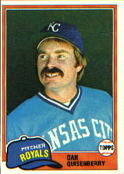 1981 Topps Baseball Cards      493     Dan Quisenberry